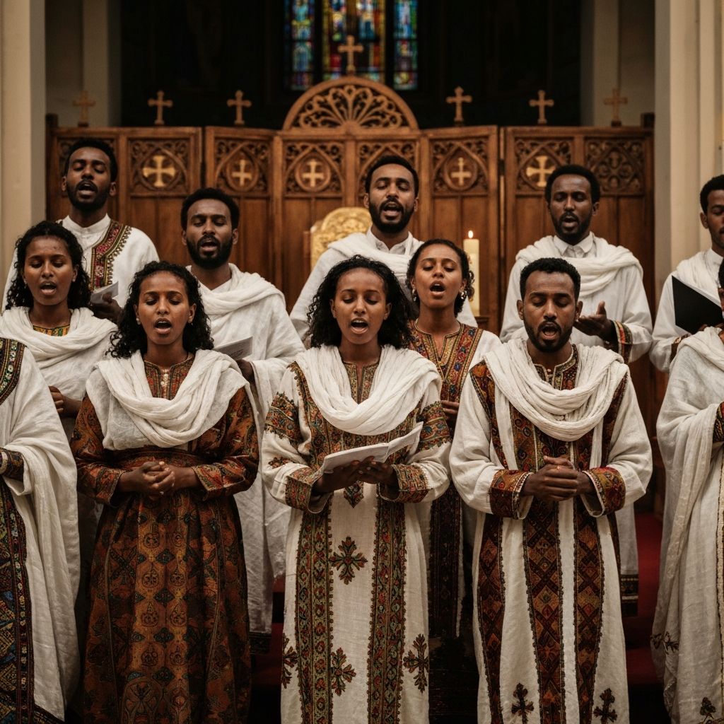Ethiopian Eritrean church choir